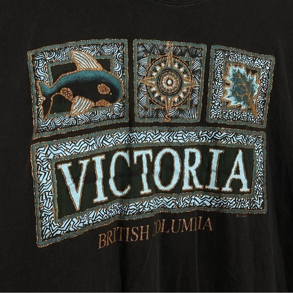 Vintage Y2K Victoria British Columbia T Shirt - Picture 3 of 6